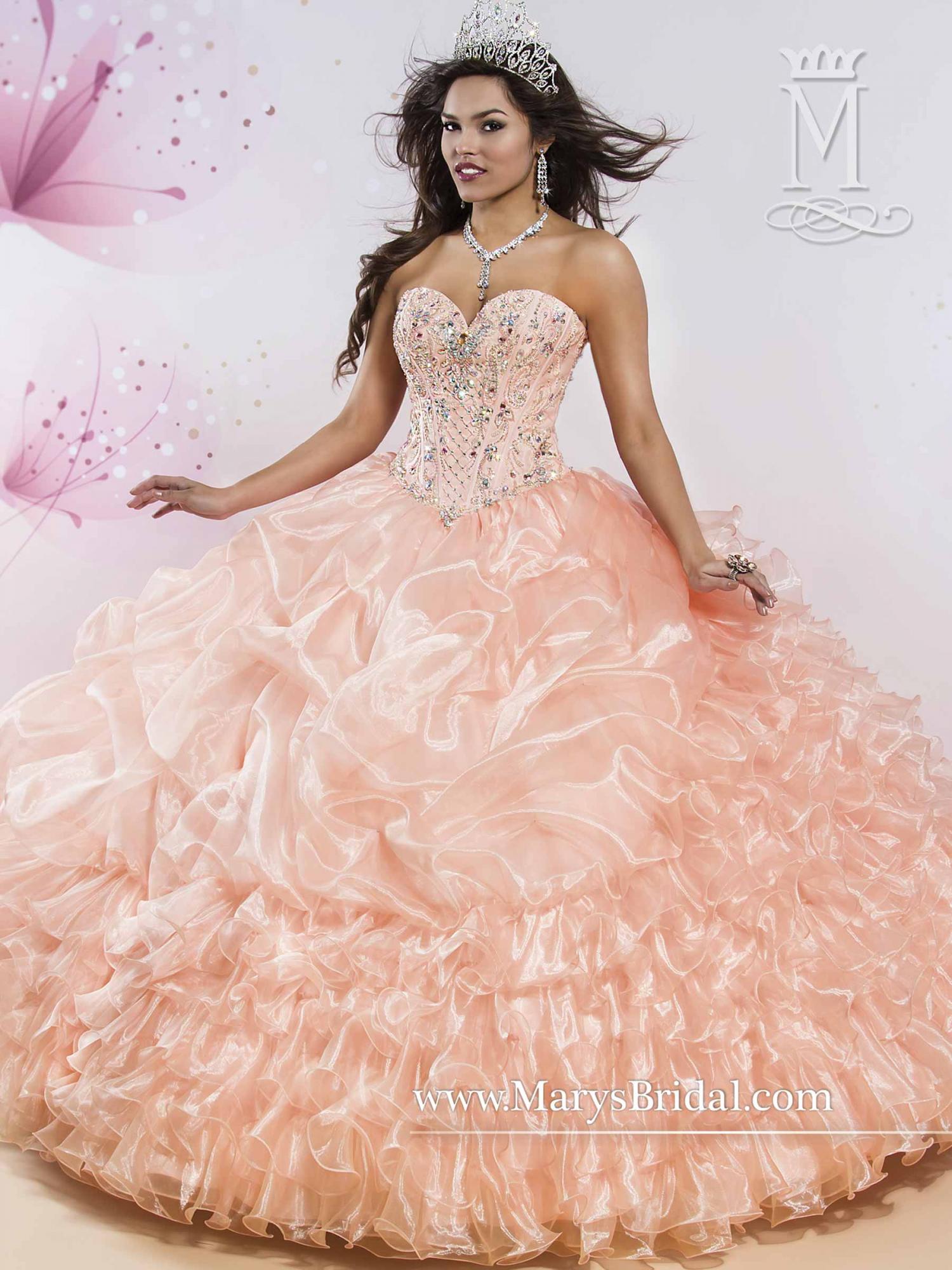 Quinceanera princess dresses and tiaras